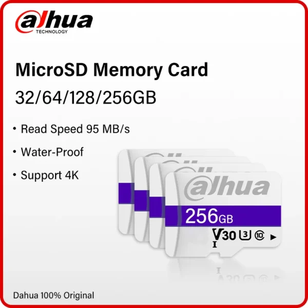 Dahua MicroSD Memory Card - 32 / 64 / 128 / 256 GB